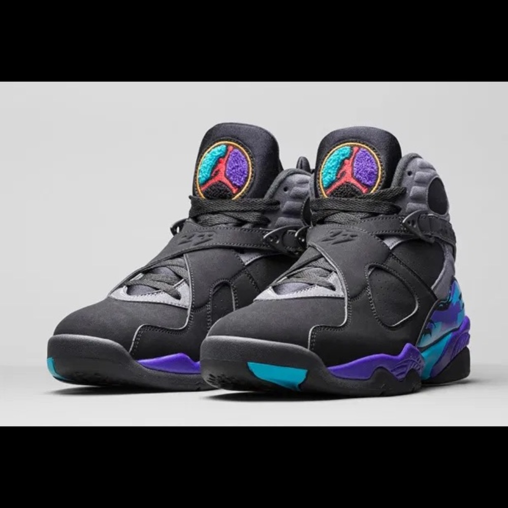 AIR JORDAN 8 RETRO BG 'AQUA' 2015 Sneakers